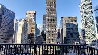 NYC Westhouse Hotel balcony panorama [upl. by Nonnah]