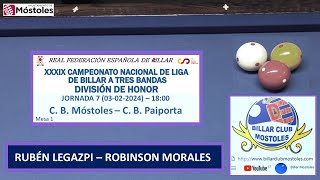 RUBÉN LEGAZPI  ROBINSON MORALES LIGA ESPAÑA DIV HONOR 2324 J8 17022023 1800 [upl. by Gus]