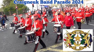 Craigneuk Band Parade  Wishaw 2024 [upl. by Nawat728]