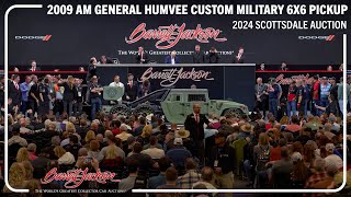 SOLD 2009 AM General Humvee Custom 6x6  BARRETTJACKSON 2024 SCOTTSDALE AUCTION [upl. by Otir]