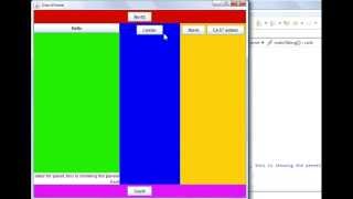 Java programming part 63 GUI  Adding Panels within Panels and setting Layout manager [upl. by Eniale]