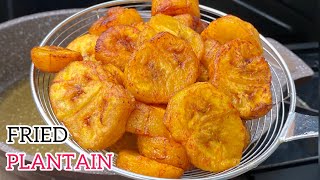 How To Fry Plantain  Best Way To Fry Sweet Ripe Plantain  How To Make Plantain  Plantain Recipes [upl. by Anama669]