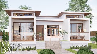 Simple and Elegant Modern Bungalow House Design  3Bedroom [upl. by Asirram418]