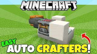 5 USEFUL Auto Crafters You WILL NEED Minecraft 121 Tutorial [upl. by Fulcher]