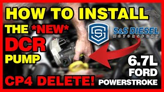 CP4 DELETE HOW TO INSTALL DCR PumpSSfueled  Ford Powerstroke 67L diesel fordtrucks shorts [upl. by Arimaj494]