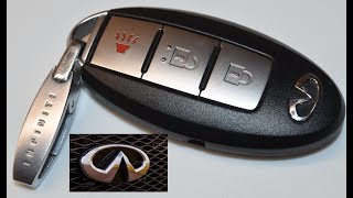 Infiniti EX35  FX35 Key Fob Battery Replacement  EASY DIY [upl. by Nyleikcaj]