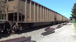 NS 740 coal loads to Marshall by Vermilion 7224 Take The Long Way Home [upl. by Animahs825]