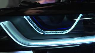 BMW i8 how Laserpowered Headlights Work [upl. by Leanard695]