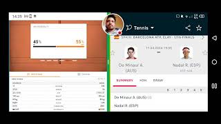 NADAL vs DE MINAUR • ATP Barcelona 2024 • LIVE Tennis PlaybyPlay Stream [upl. by Najtsirk167]