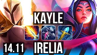 KAYLE vs IRELIA MID  10k comeback 43k DMG Godlike 12514  EUW Grandmaster  1411 [upl. by Reagan]