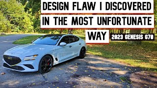 Design Flaw on the 2023 Genesis G70 [upl. by Eachern]