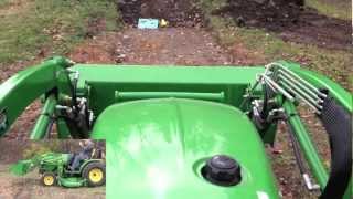 How to remove the loader on a John Deere 2520 [upl. by Israeli909]