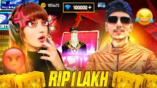 PN HARSH SCAMMED  PN ROSE Account amp Spend 1 LAKH DIAMONDS 💎🤑💎  Garena Free Fire [upl. by Mail]