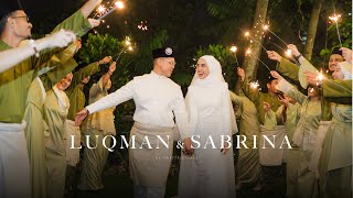 MALAY WEDDING  Luqman amp Sabrina  Solemnization  Nikah Next Day Edit [upl. by Roper]