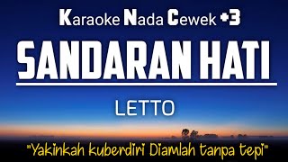 Letto  Sandaran Hati Karaoke Nada Wanita 3 [upl. by Neilson]