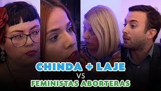 DEBATE Laje  Brandolino vs 2 feministas aborteras [upl. by Lleder]