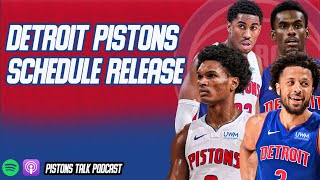 Detroit Pistons Schedule Release Reactions With Sean Murphy [upl. by Tnerb541]