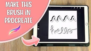 How to create an outline shadow brush in Procreate [upl. by Mather]