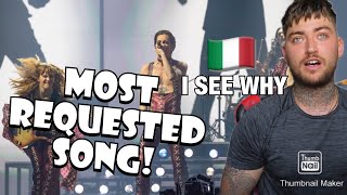 Måneskin  Zitti E Buoni  Italy 🇮🇹 Grand Final  Eurovision 2021 REACTION [upl. by Kyl]