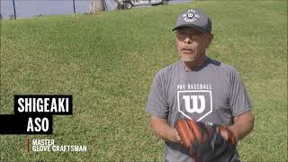 Wilson A2K M2 335quot Baseball Catchers Mitt VideoReview [upl. by Madigan]