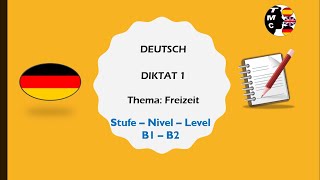 DIKTAT 1 DEUTSCH B1B2 FREIZEIT [upl. by Avraham]