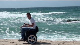 Rollstuhl Segway Sand Strand Meer [upl. by Soulier771]