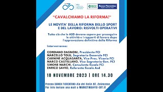 COMITATO REGIONALE TOSCANA FCI  quotCAVALCHIAMO LA RIFORMAquot [upl. by Kurtis]