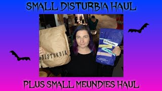 small DISTURBIA gothic dress HAUL plus Small MEUNDIES HAUL 💜🦇💜 [upl. by Zsazsa]