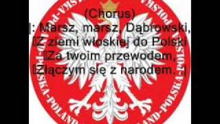 Polska Hymne Text Stereo HQ [upl. by Athal]