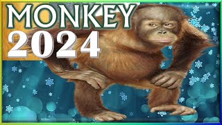 ✪ Monkey Horoscope 2024 ✦ Born 2016 2004 1992 1980 1968 1956 1944 1932 [upl. by Housum]