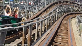 Lightning Racer Front Row Red Lightning Side HD POV Hersheypark [upl. by Ruelle629]