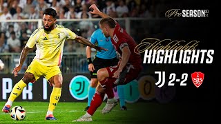 HIGHLIGHTS  JUVENTUS 22 BREST  Preseason Friendly [upl. by Copeland]