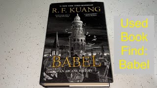 Used Book Find Babel by RF Kuang [upl. by Sonitnatsok]