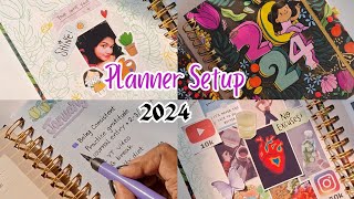 PLANNER SETUP WITH ME❤️  PLANNER SETUP 2024  ALICIA SOUZA PLANNER 2024 SETUP [upl. by Yerffoej327]