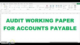 HOW TO AUDIT ACCOUNTS PAYABLE  Audit Procedures for Accounts Payable [upl. by Rotsen752]