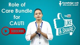 Role of Care Bundle for CAUTI  Hindi  Online Education  Knowledge Sathi   Healthcare [upl. by Christalle]