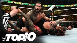 Craziest kickouts of 2023 so far WWE Top 10 Sept 17 2023 [upl. by Eseerehs261]