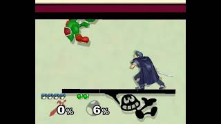 SSBM Marth quotUp Tiltquot Only Melee TAS [upl. by Ailalue168]