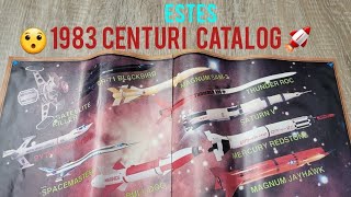 1983 Centuri Model Rocket Catalog RARE ESTES Take Over rocketry [upl. by Ateiluj]