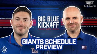 2024 Giants Schedule Preview  Big Blue Kickoff Live  New York Giants [upl. by Loria845]