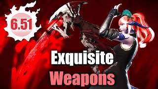 All NEW Shiny Exquisite Weapons  Patch 651  4KUHD [upl. by Valencia]