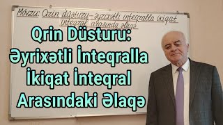 Ali Riyaziyyat Dərs 88 Qrin Düsturu  Əyrixətli İnteqralla İkiqat İnteqral arasındaki əlaqə [upl. by Calli]