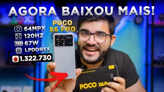 BAIXOU MUITO Poco X6 PRO está IMBATÍVEL com SUPER potência e muita MEMÓRIA [upl. by Ailet838]