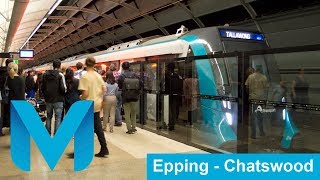 Sydney Metro Trains on the Epping  Chatswood Line [upl. by Pam636]