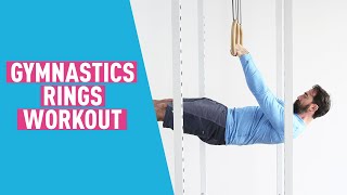 Gymnastic Rings Workout for Beginners to Ring Training [upl. by Akenit]