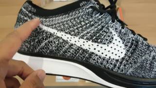 Nike FlyKnit Racer quot Oreoquot 20 USA พากษ์ไทย [upl. by Amehsat]