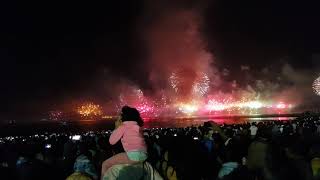 UAE 2018 RAS AL KHAIMAH Fireworks  Guinness World Record  31st December 2017  Al Marjan Island [upl. by Correna]