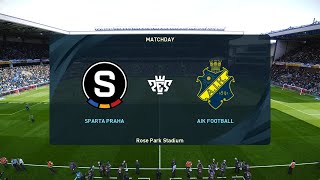 Sparta Praha vs AIK 29062024 Club Friendlies PES 2021 [upl. by Gaskins]