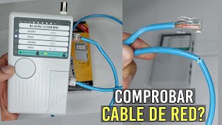 Cómo Probar Cable de RED Rj45Rj11Detectar Si Está Dañado [upl. by Notslar]