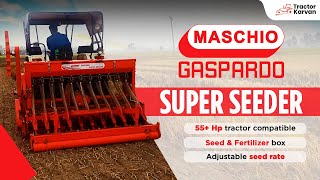 Advance amp versatile Maschio Gaspardo Super Seeder I All features Review I Tractorkarvan [upl. by Akinehc664]